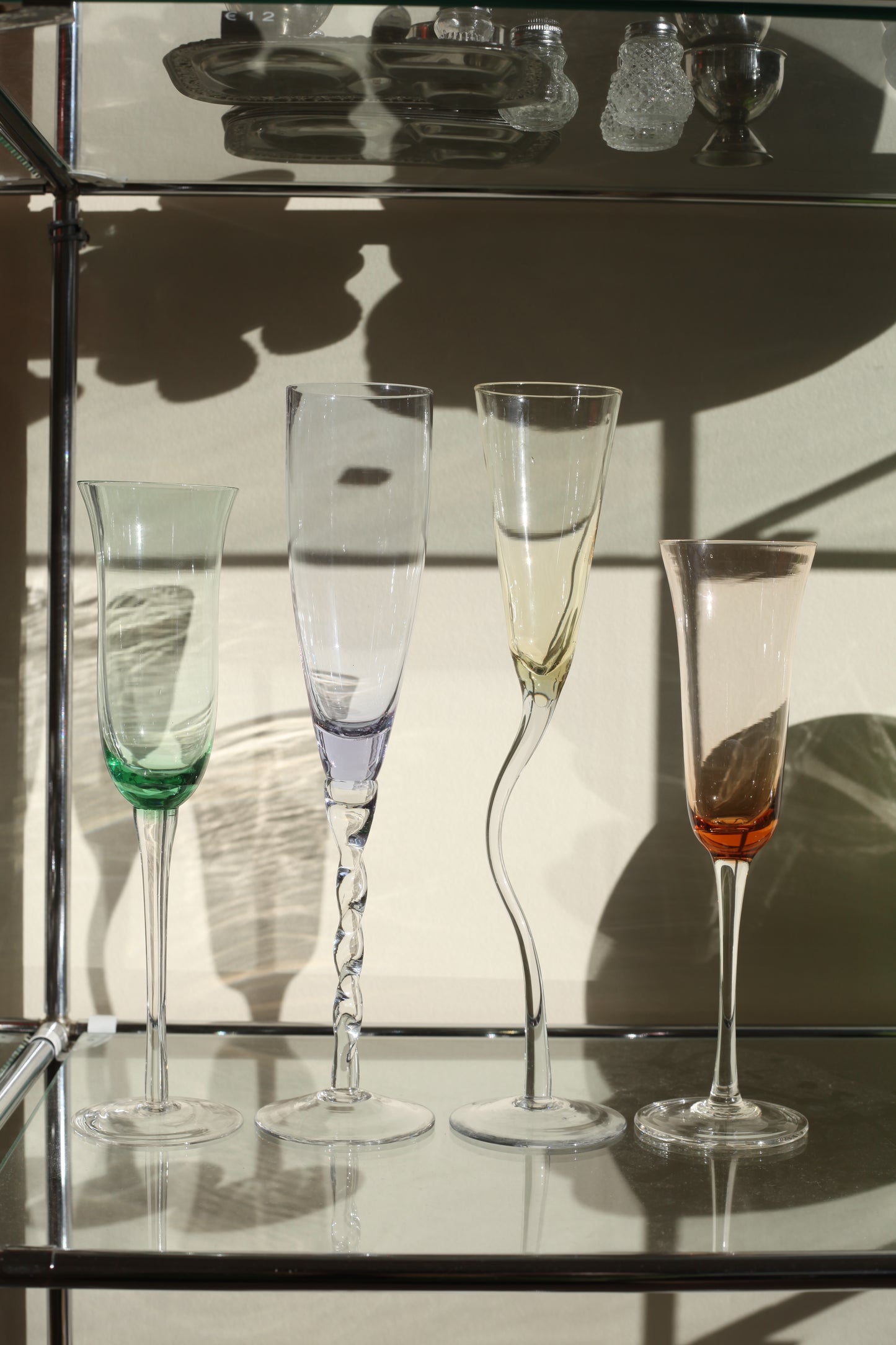 Mixed gekleurde flutes