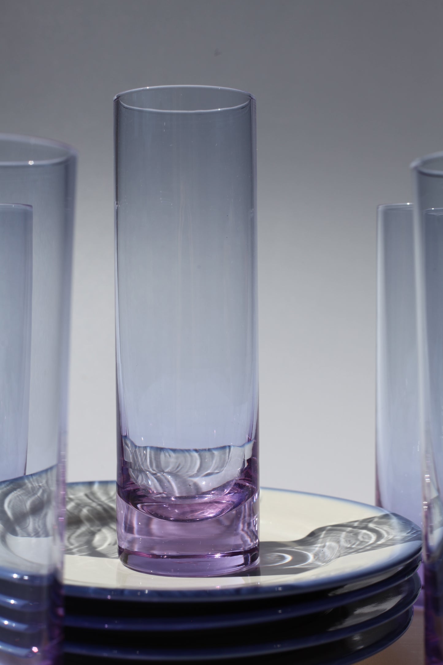 Alexandrite long drink glasses