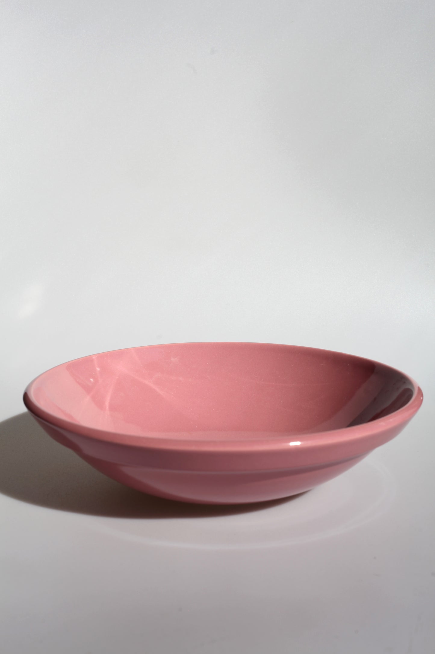 Grote roze schaal