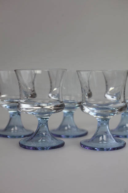 Alexandrite wine glasses