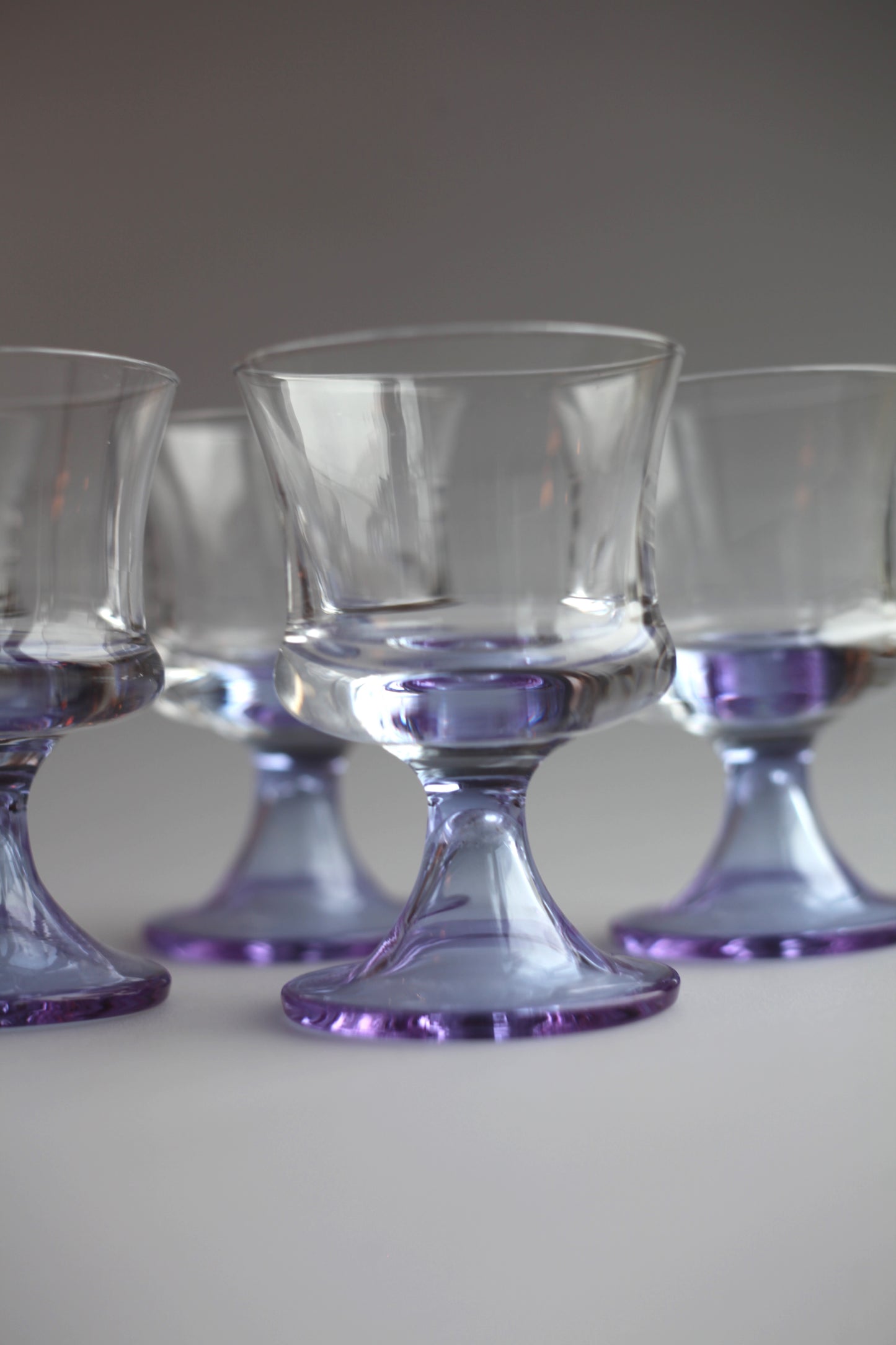 Alexandrite wine glasses