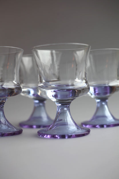 Alexandrite wine glasses