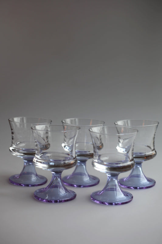 Alexandrite wine glasses